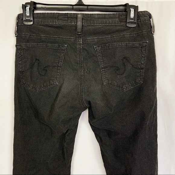 AG gray & black houndstooth skinny legging Jean 27 - Picture 5 of 7